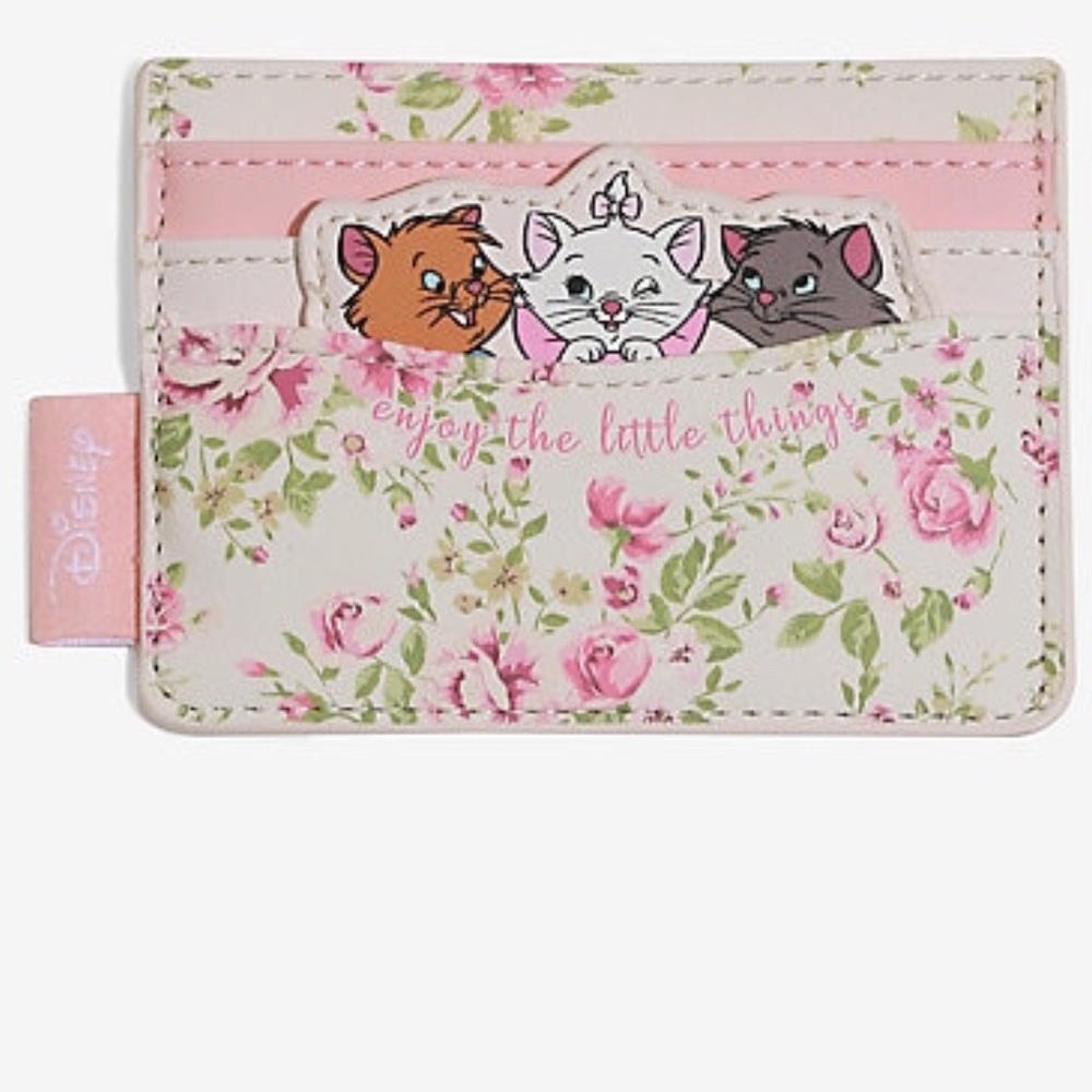 Loungefly aristocat floral card holder